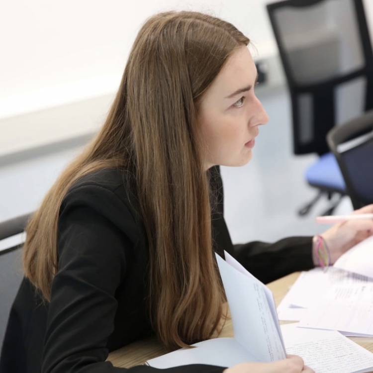 Learner in classroom