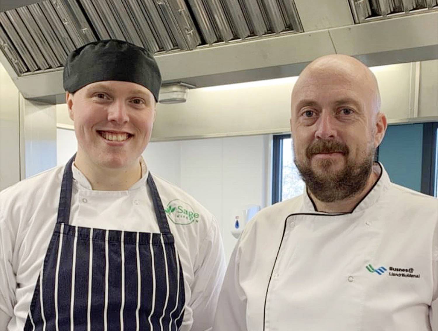 Chef Jack Quinney and tutor Tony Fitzmaurice