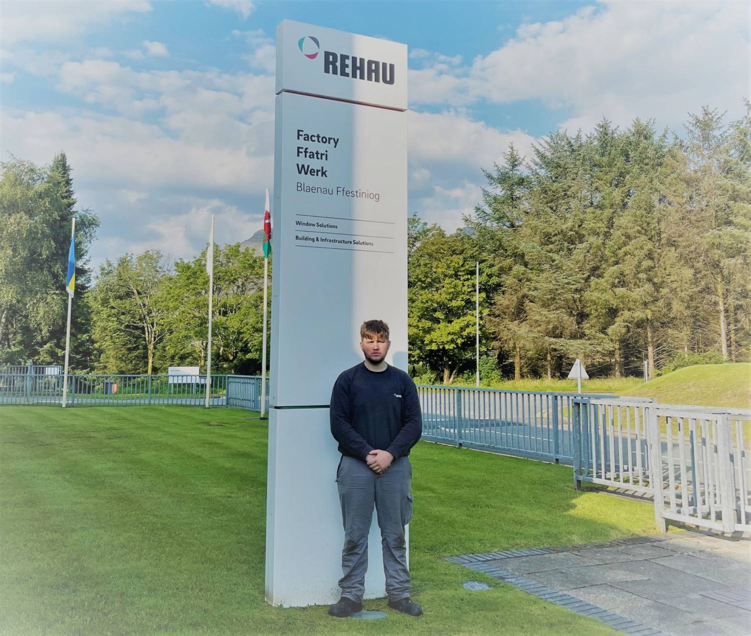 Sion Jones yn Rehau ym Mlaenau Ffestiniog