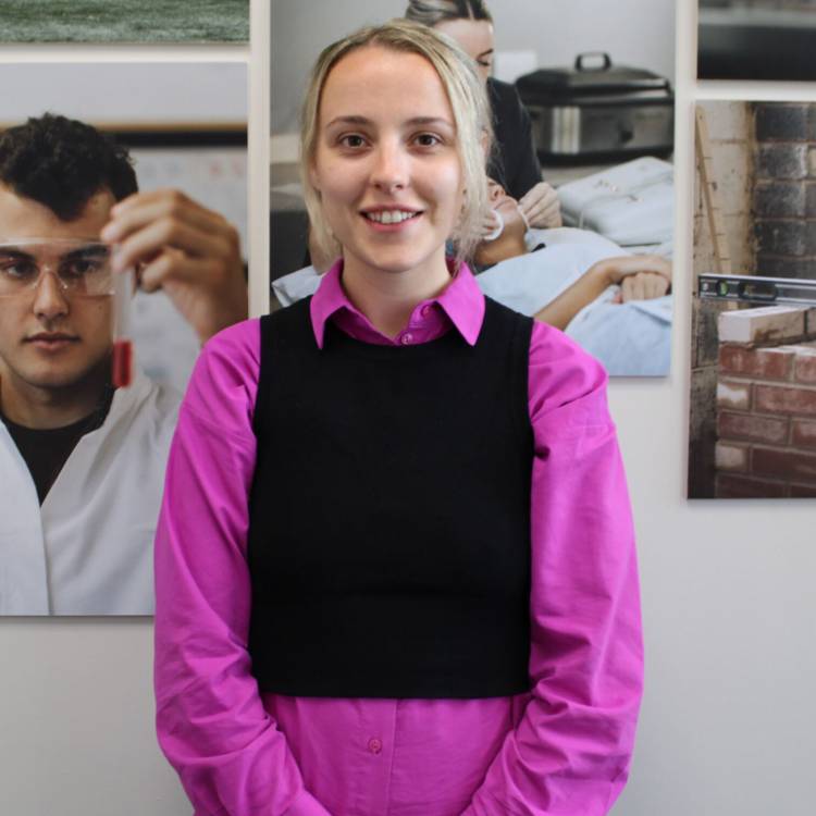 Kayleigh Griffiths, Llywydd Undeb Myfyrwyr Addysg Uwch Grŵp Llandrillo Menai