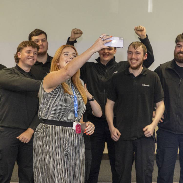 Babcock Apprentices celebrate