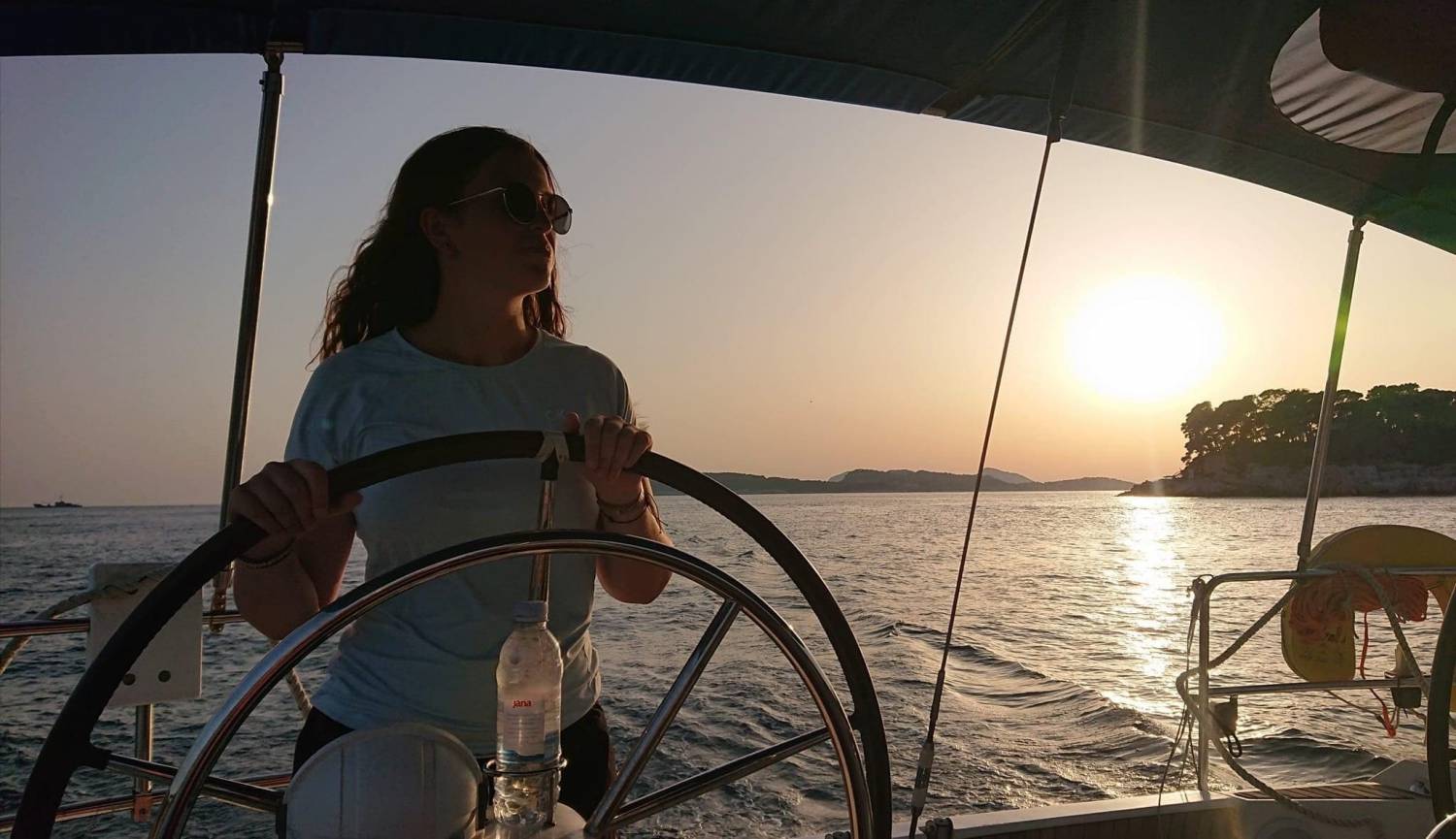 Lois Roberts sailing